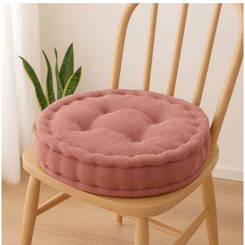 Fleece round chair - fleece, cushion